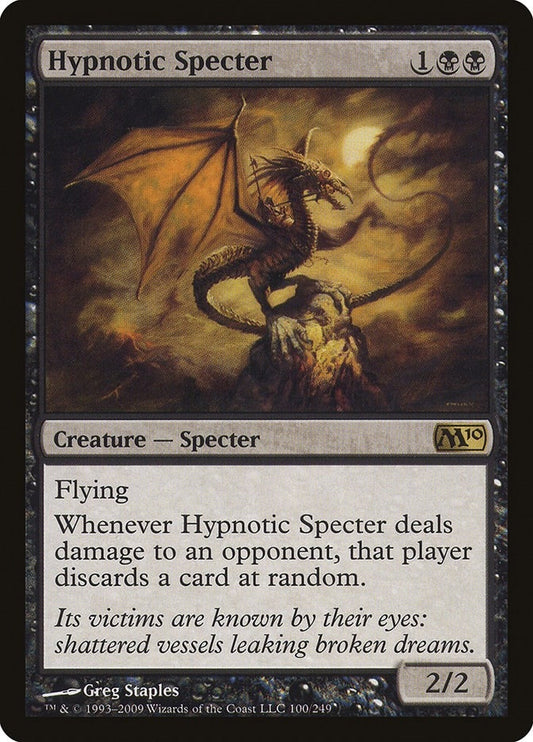 Image for Hypnotic Specter (100) (Magic 2010 (M10)) - Magic: The Gathering