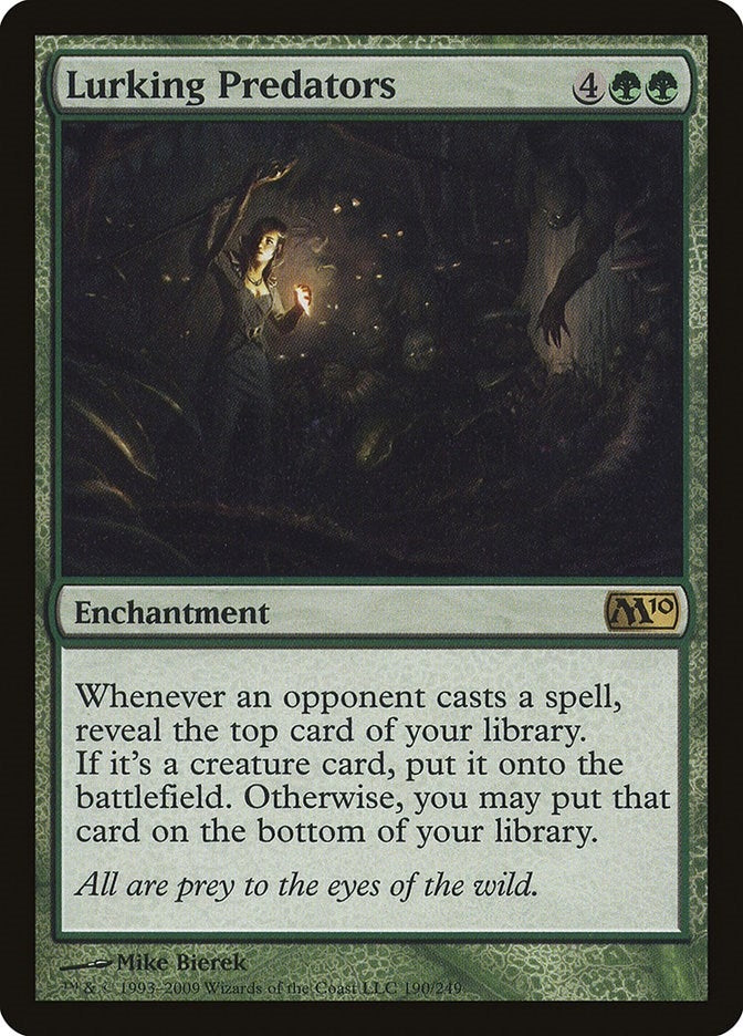 Image for Lurking Predators (190) (Magic 2010 (M10)) - Magic: The Gathering