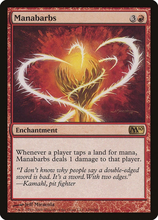 Image for Manabarbs (149) (Magic 2010 (M10)) - Magic: The Gathering