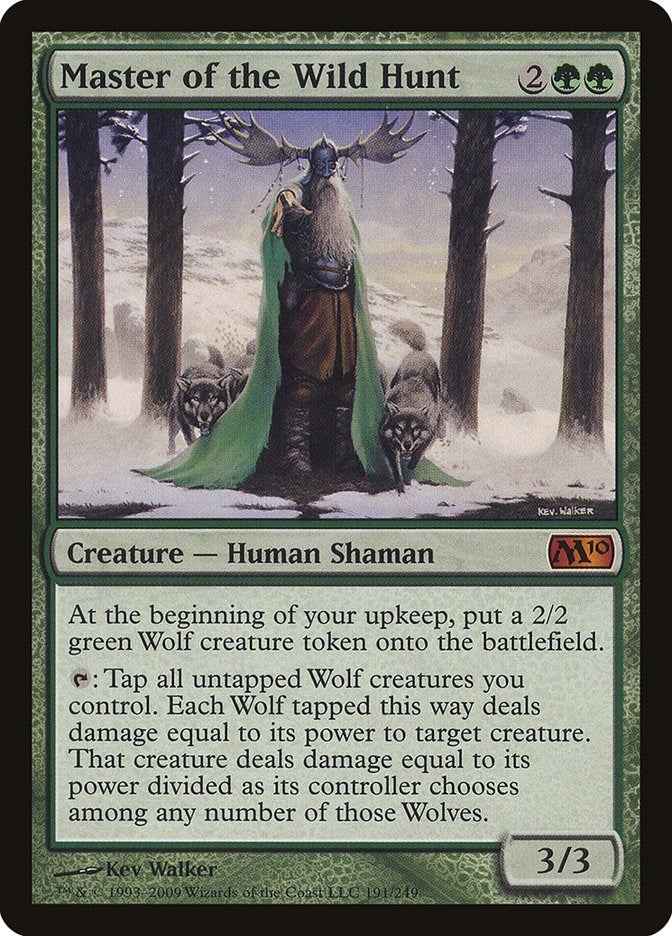 Image for Master of the Wild Hunt (191) (Magic 2010 (M10)) - Magic: The Gathering