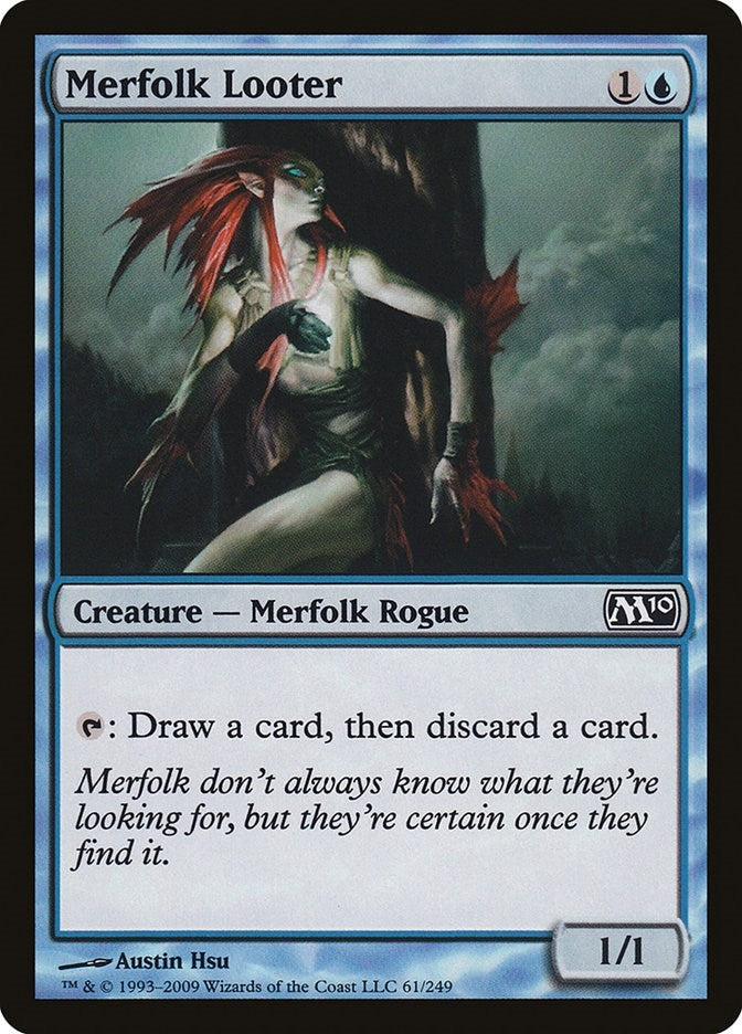 Image for Merfolk Looter (61) (Magic 2010 (M10)) - Magic: The Gathering