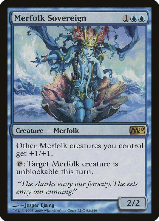 Image for Merfolk Sovereign (62) (Magic 2010 (M10)) - Magic: The Gathering