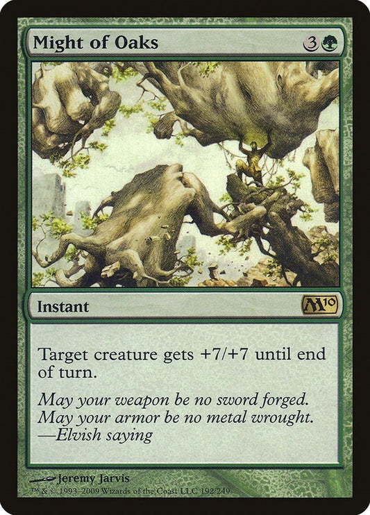 Image for Might of Oaks (192) (Magic 2010 (M10)) - Magic: The Gathering