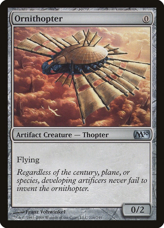 Image for Ornithopter (216) (Magic 2010 (M10)) - Magic: The Gathering