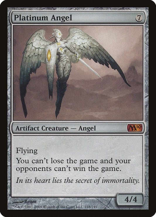 Image for Platinum Angel (218) (Magic 2010 (M10)) - Magic: The Gathering