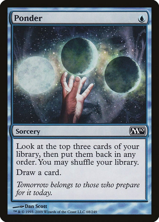 Image for Ponder (68) (Magic 2010 (M10)) - Magic: The Gathering