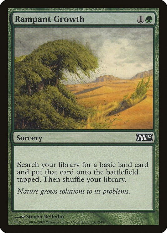 Image for Rampant Growth (201) (Magic 2010 (M10)) - Magic: The Gathering