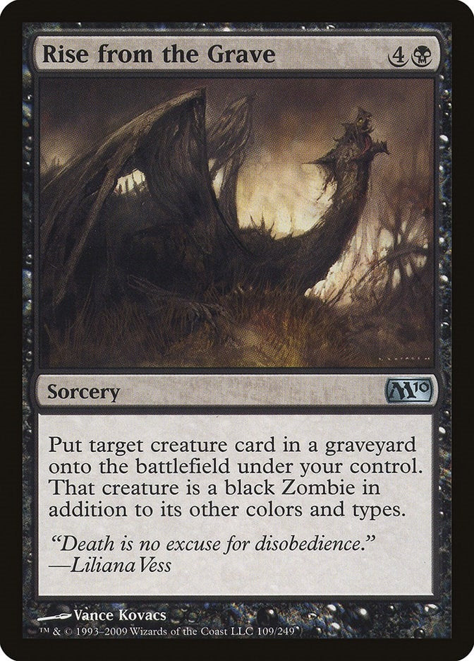Image for Rise from the Grave (109) (Magic 2010 (M10)) - Magic: The Gathering