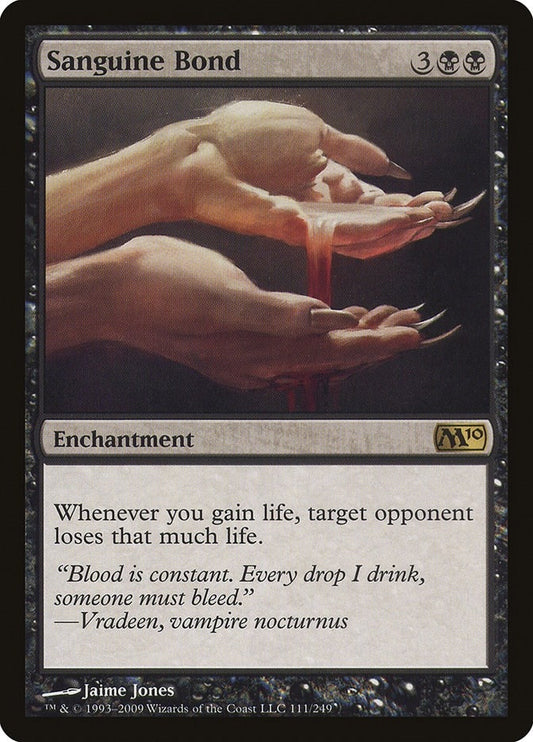 Image for Sanguine Bond (111) (Magic 2010 (M10)) - Magic: The Gathering
