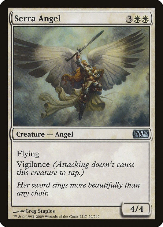 Image for Serra Angel (29) (Magic 2010 (M10)) - Magic: The Gathering