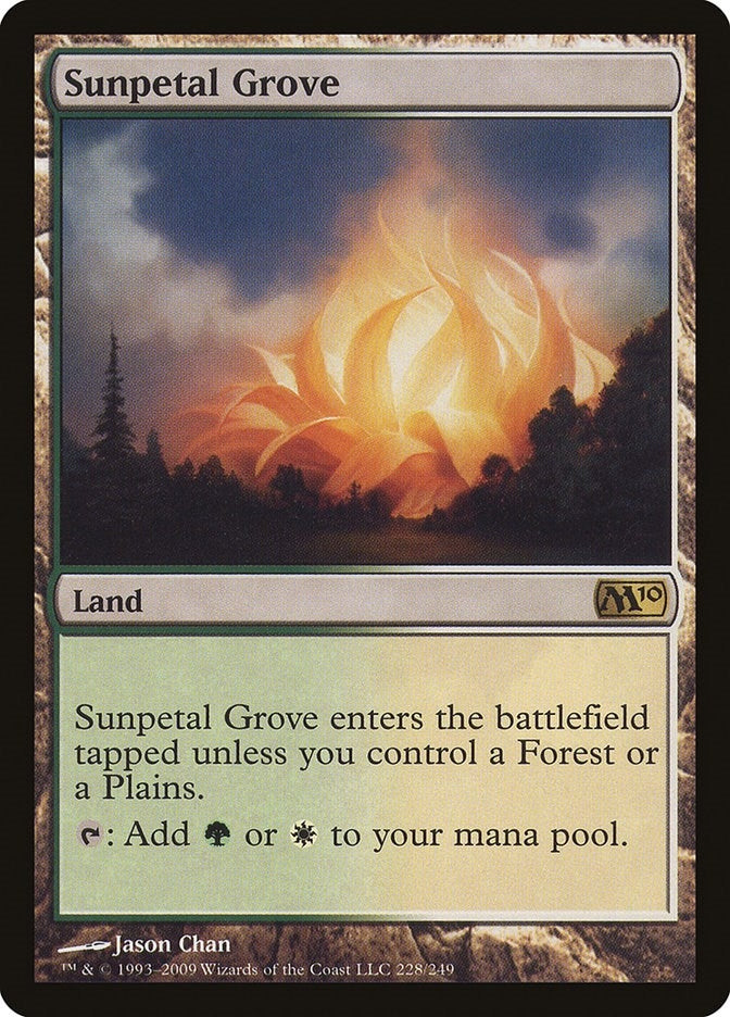 Image for Sunpetal Grove (228) (Magic 2010 (M10)) - Magic: The Gathering