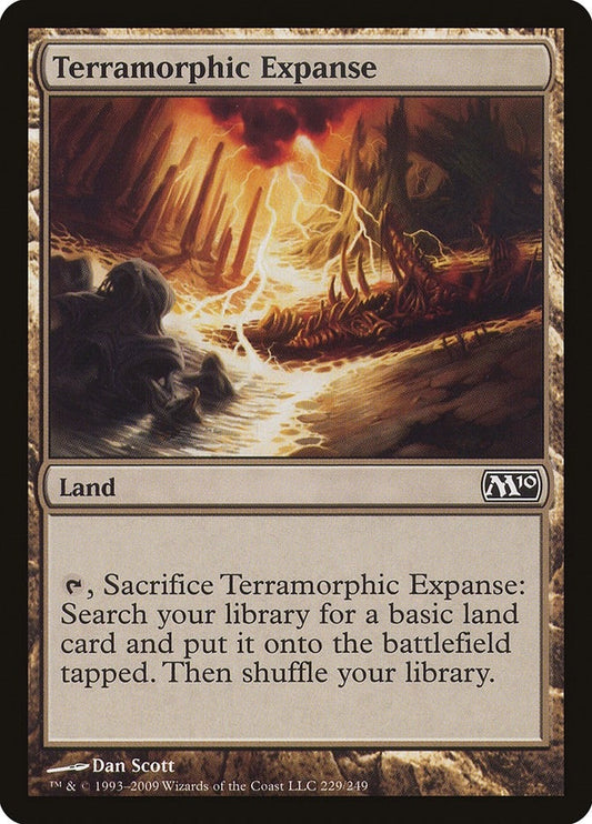 Image for Terramorphic Expanse (229) (Magic 2010 (M10)) - Magic: The Gathering
