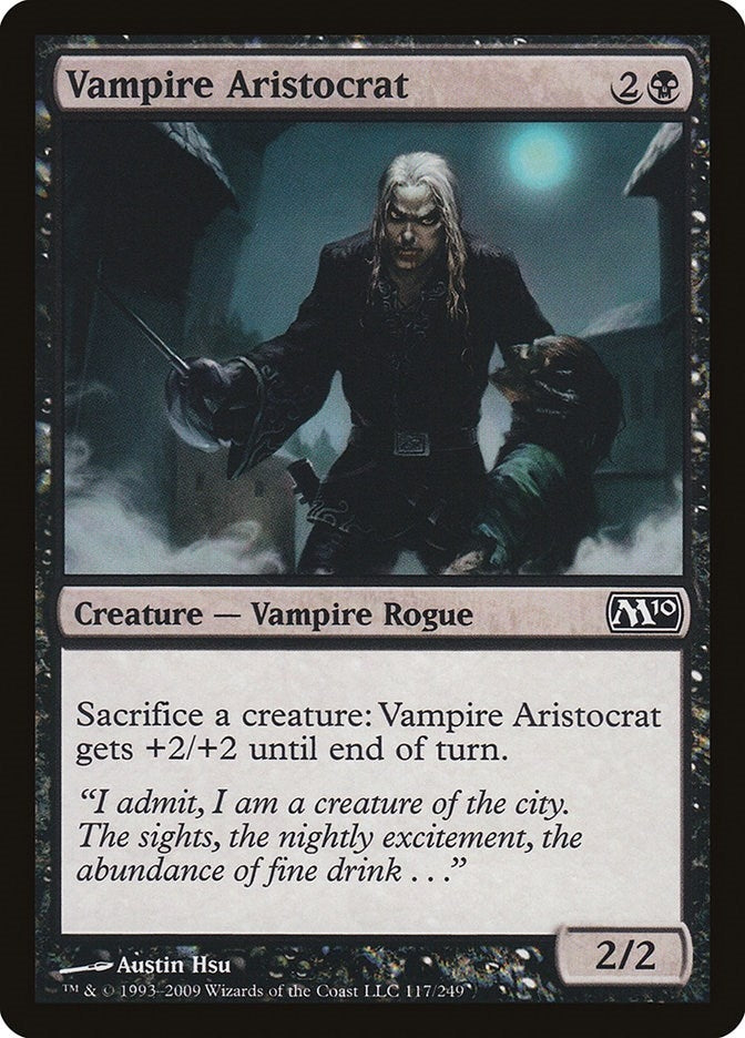 Image for Vampire Aristocrat (117) (Magic 2010 (M10)) - Magic: The Gathering