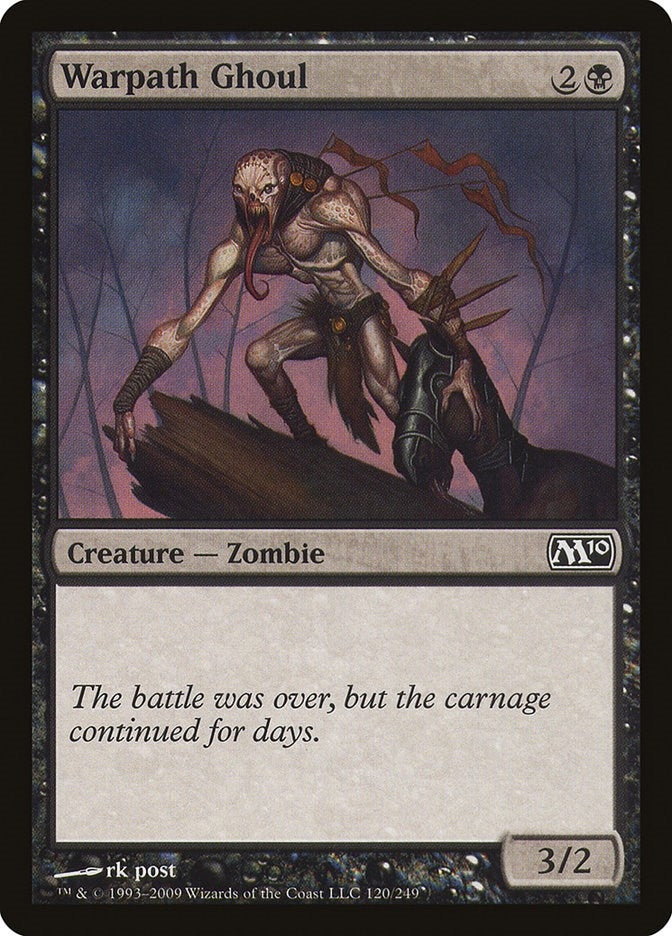 Image for Warpath Ghoul (120) (Magic 2010 (M10)) - Magic: The Gathering