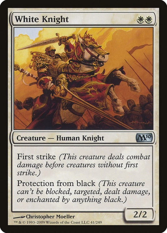 Image for White Knight (41) (Magic 2010 (M10)) - Magic: The Gathering