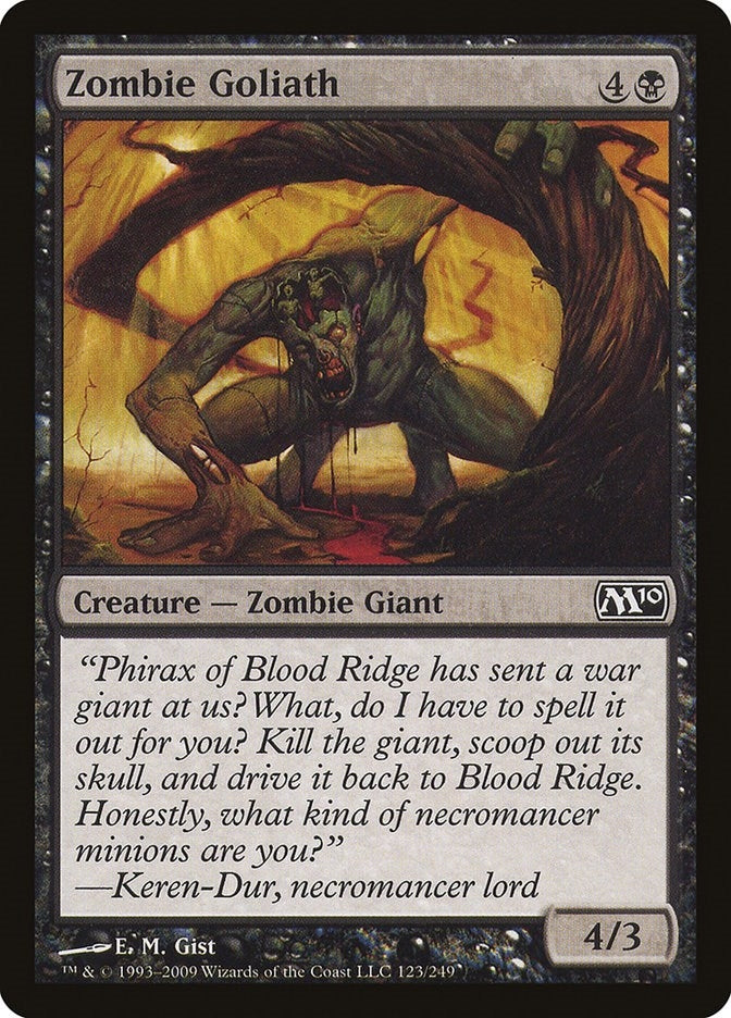 Image for Zombie Goliath (123) (Magic 2010 (M10)) - Magic: The Gathering