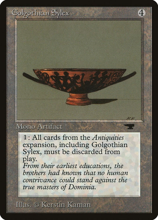 Image for Golgothian Sylex (Antiquities) - Magic: The Gathering