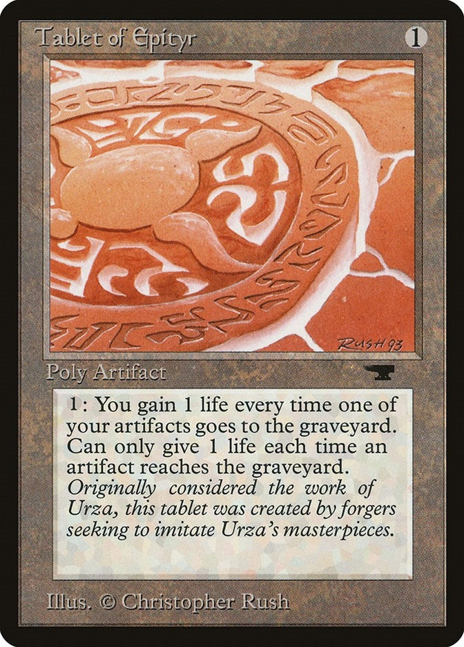 Image for Tablet of Epityr (Antiquities) - Magic: The Gathering