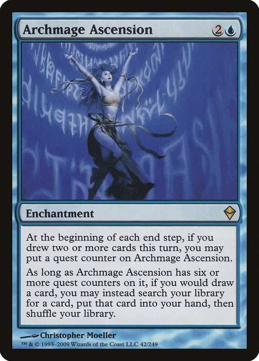 Image for Archmage Ascension (42) (Zendikar) - Magic: The Gathering