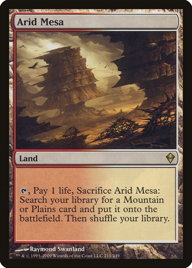 Image for Arid Mesa (211) (Zendikar) - Magic: The Gathering