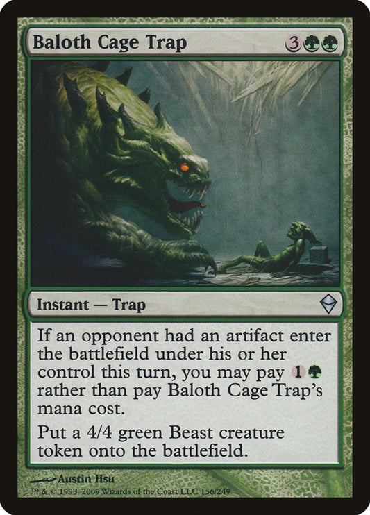 Image for Baloth Cage Trap (156) (Zendikar) - Magic: The Gathering
