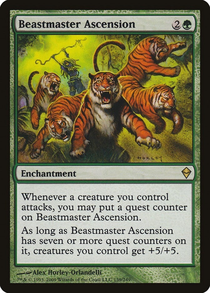 Image for Beastmaster Ascension (159) (Zendikar) - Magic: The Gathering
