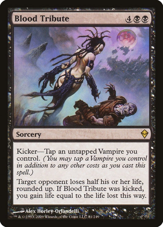 Image for Blood Tribute (81) (Zendikar) - Magic: The Gathering