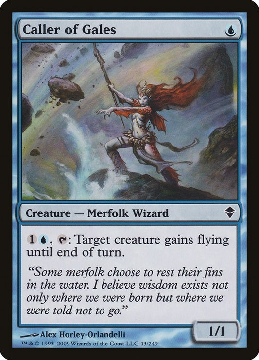 Image for Caller of Gales (43) (Zendikar) - Magic: The Gathering