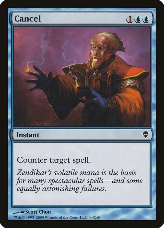 Image for Cancel (44) (Zendikar) - Magic: The Gathering