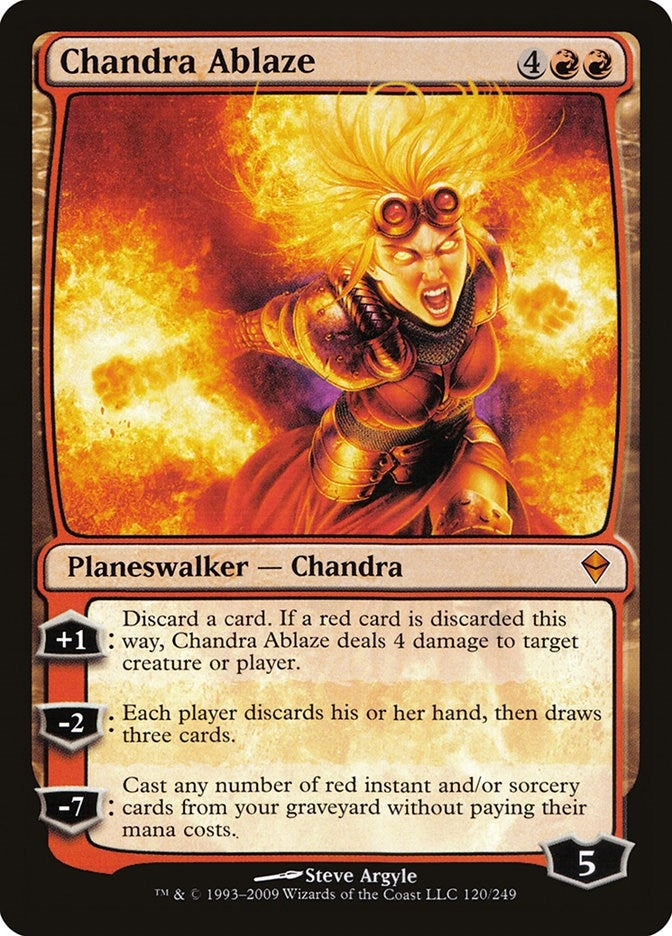 Image for Chandra Ablaze (120) (Zendikar) - Magic: The Gathering