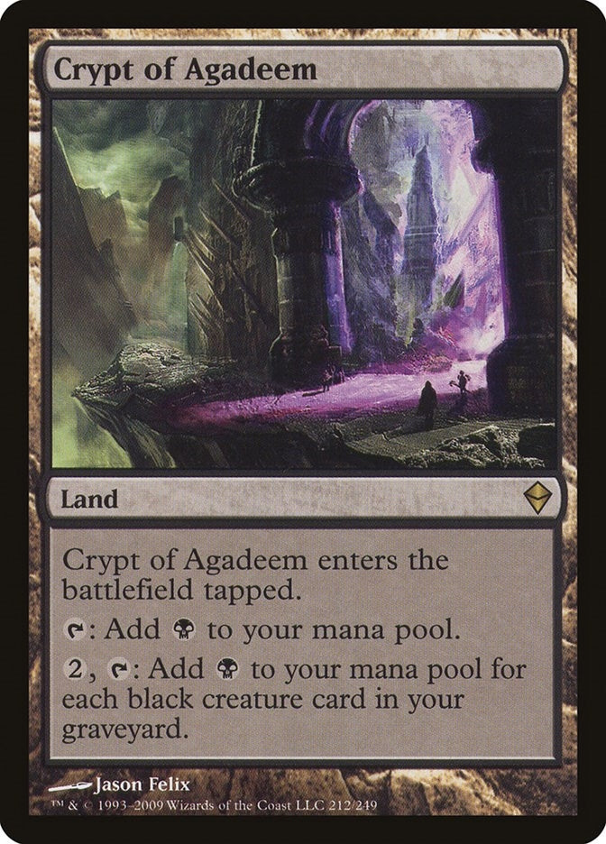 Image for Crypt of Agadeem (212) (Zendikar) - Magic: The Gathering