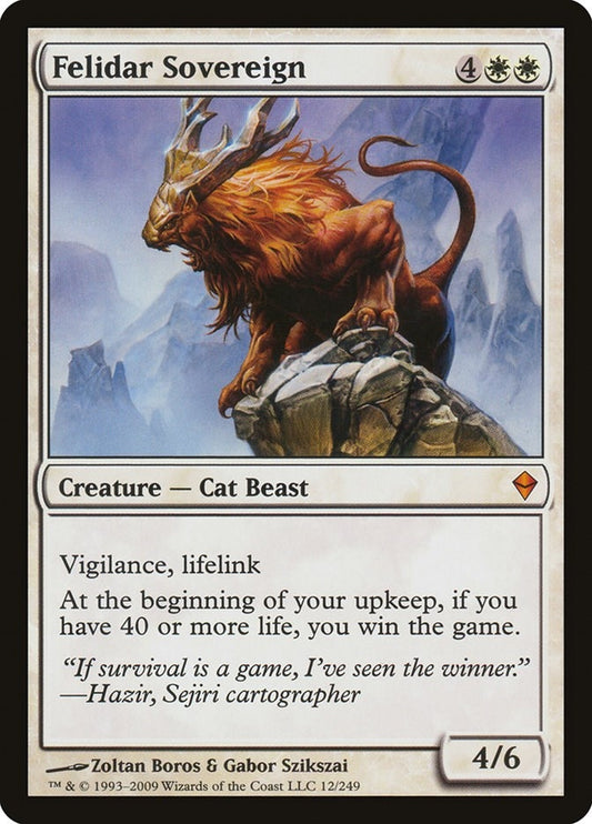 Image for Felidar Sovereign (12) (Zendikar) - Magic: The Gathering