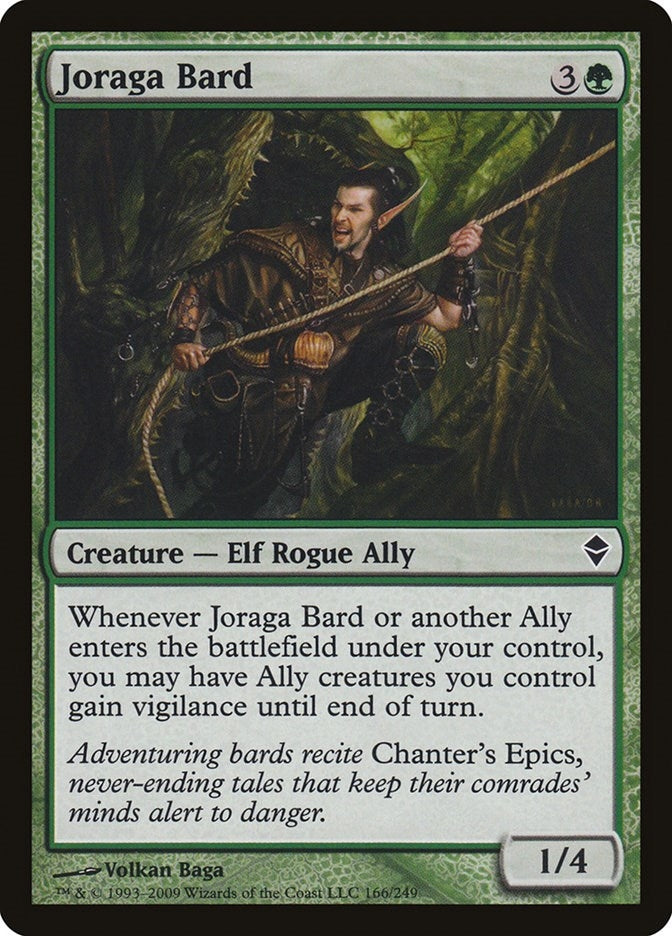 Image for Joraga Bard (166) (Zendikar) - Magic: The Gathering