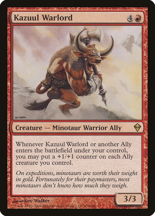 Image for Kazuul Warlord (134) (Zendikar) - Magic: The Gathering