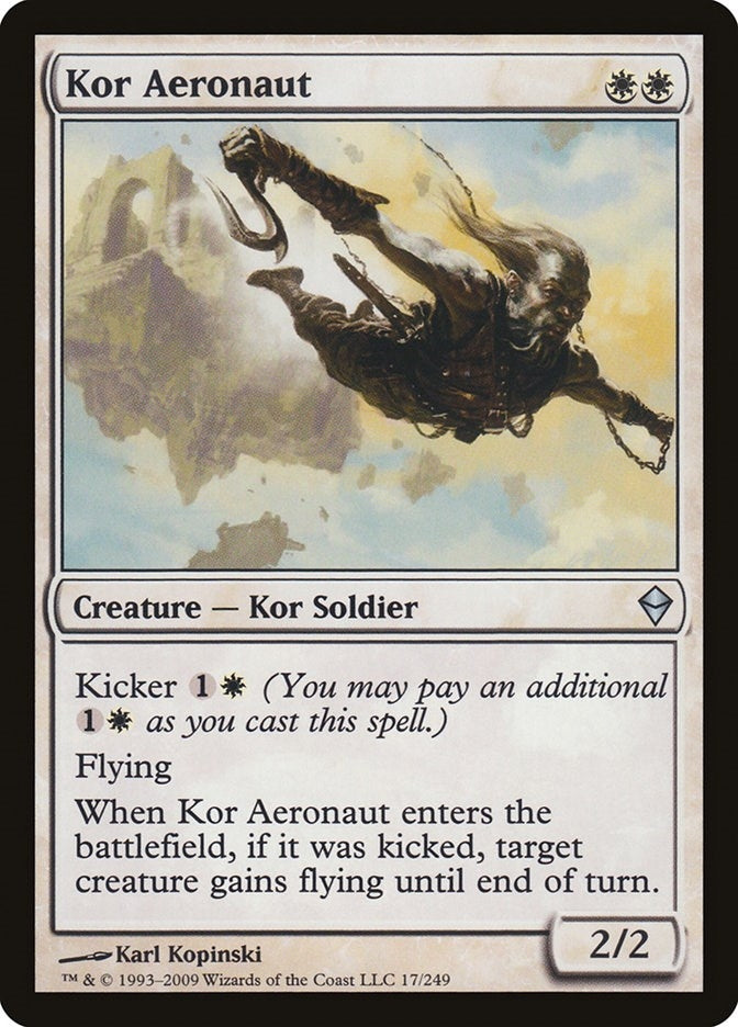 Image for Kor Aeronaut (17) (Zendikar) - Magic: The Gathering