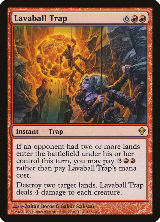 Image for Lavaball Trap (135) (Zendikar) - Magic: The Gathering