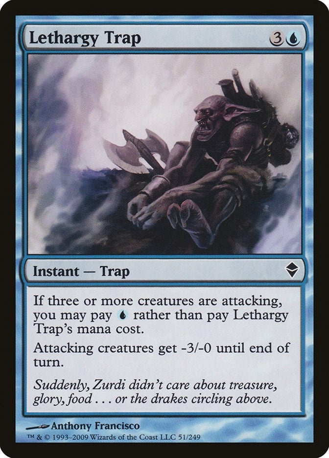 Image for Lethargy Trap (51) (Zendikar) - Magic: The Gathering