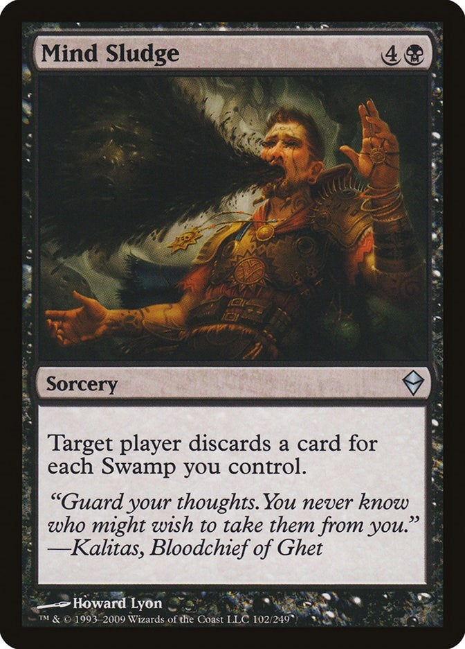 Image for Mind Sludge (102) (Zendikar) - Magic: The Gathering