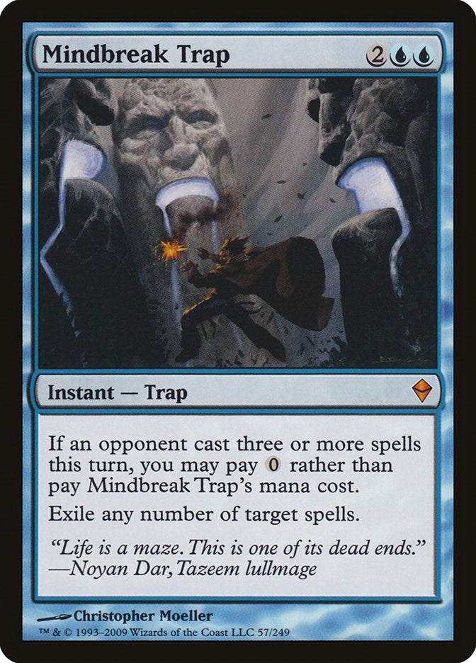 Image for Mindbreak Trap (57) (Zendikar) - Magic: The Gathering