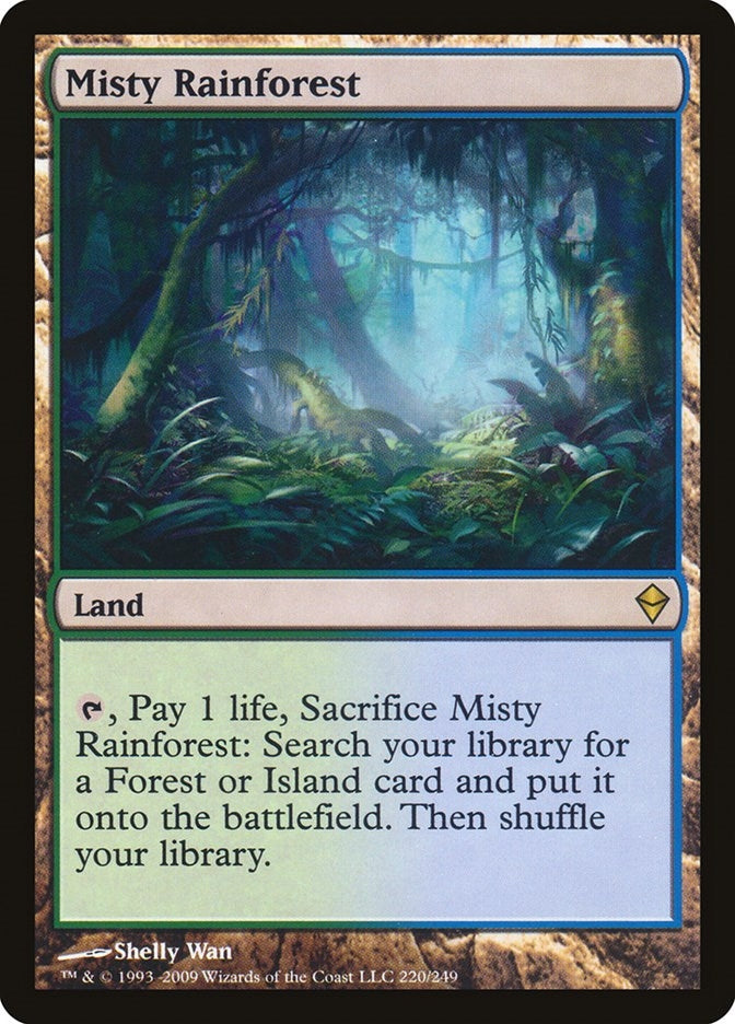 Image for Misty Rainforest (220) (Zendikar) - Magic: The Gathering