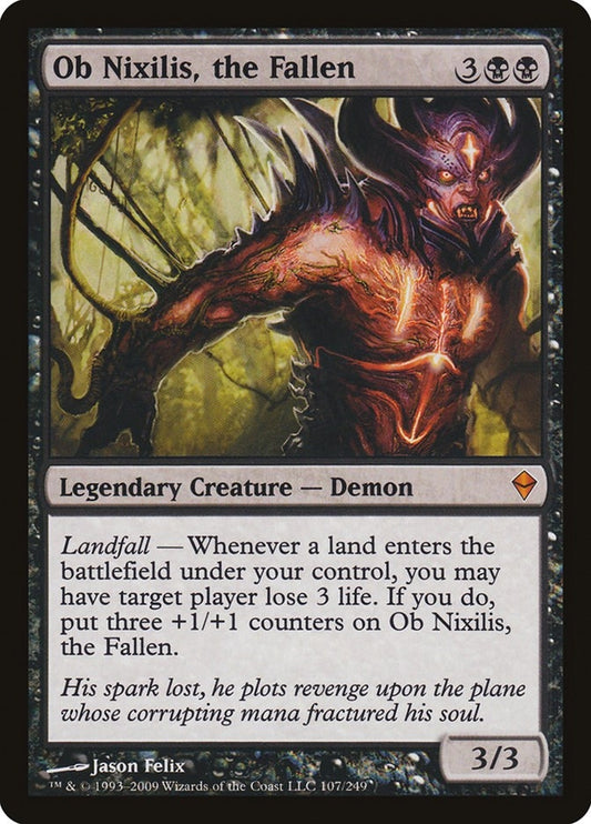Image for Ob Nixilis, the Fallen (107) (Zendikar) - Magic: The Gathering