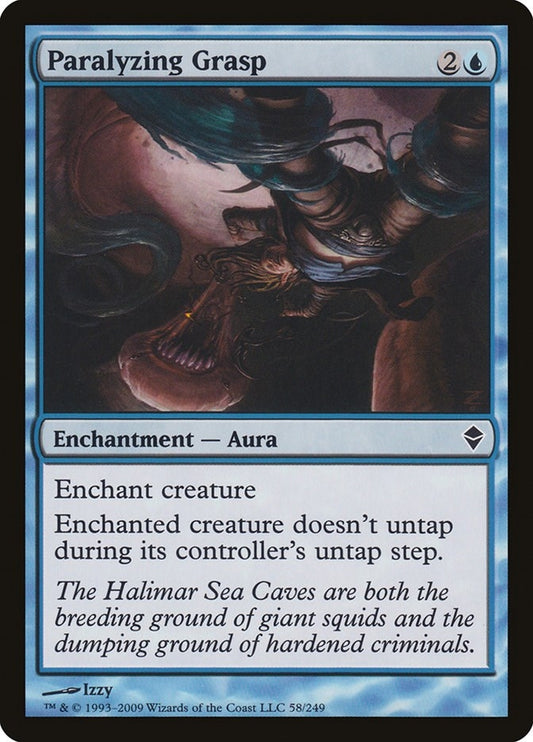 Image for Paralyzing Grasp (58) (Zendikar) - Magic: The Gathering
