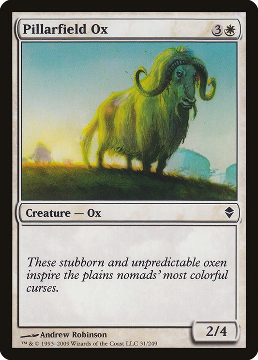 Image for Pillarfield Ox (31) (Zendikar) - Magic: The Gathering