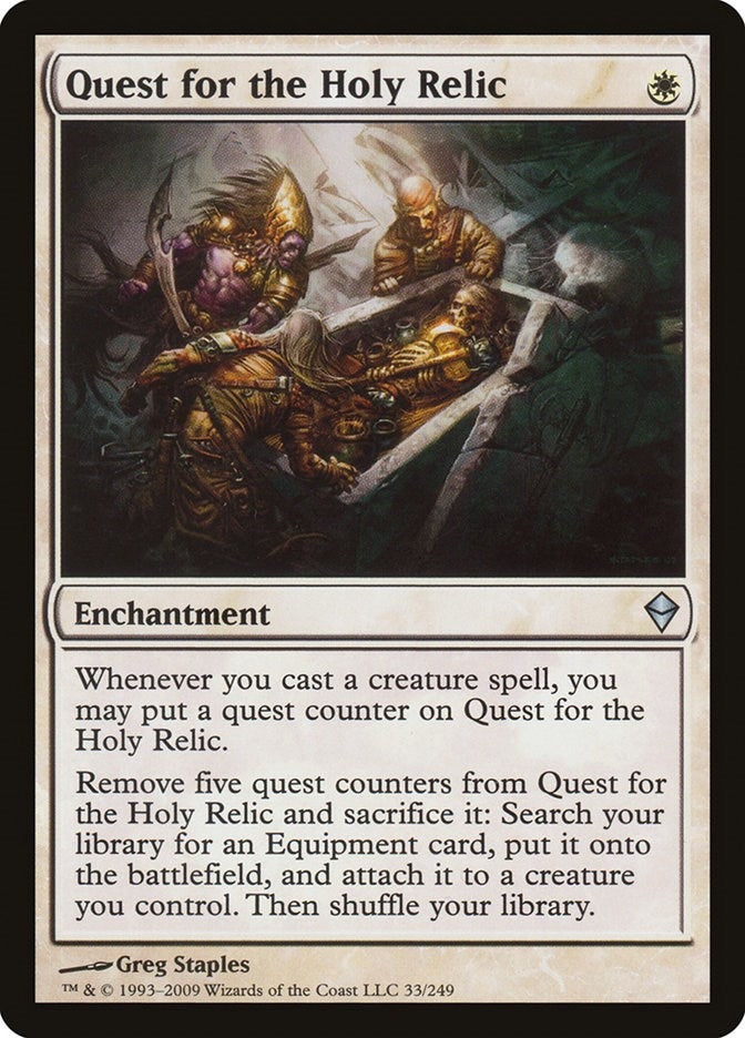 Image for Quest for the Holy Relic (33) (Zendikar) - Magic: The Gathering