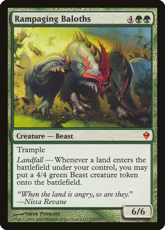Image for Rampaging Baloths (178) (Zendikar) - Magic: The Gathering