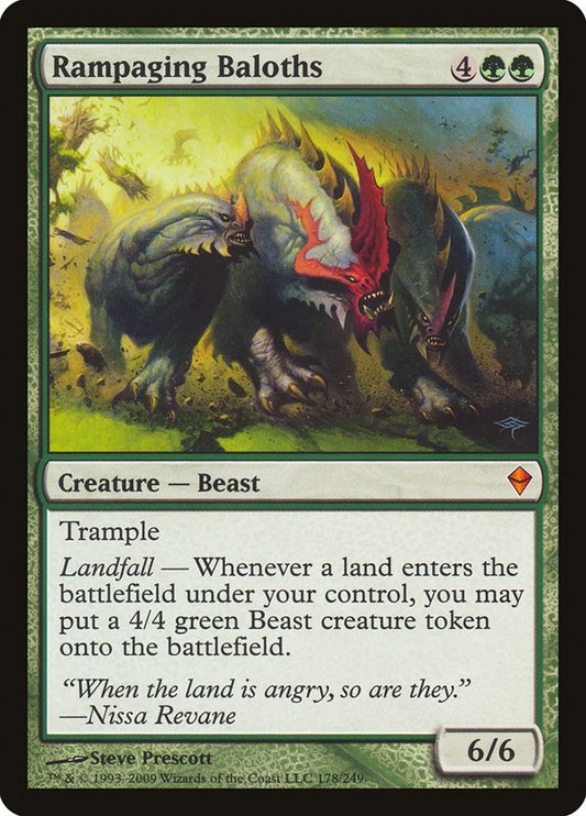 Image for Rampaging Baloths (178) (Zendikar) - Magic: The Gathering