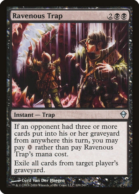 Image for Ravenous Trap (109) (Zendikar) - Magic: The Gathering