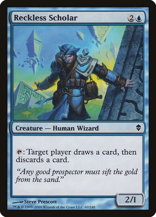 Image for Reckless Scholar (60) (Zendikar) - Magic: The Gathering