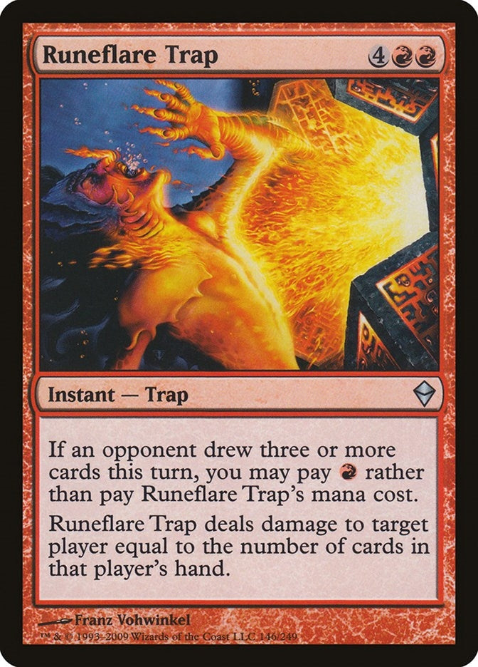 Image for Runeflare Trap (146) (Zendikar) - Magic: The Gathering