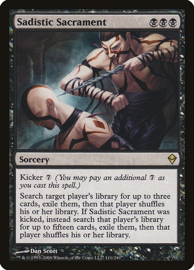 Image for Sadistic Sacrament (110) (Zendikar) - Magic: The Gathering